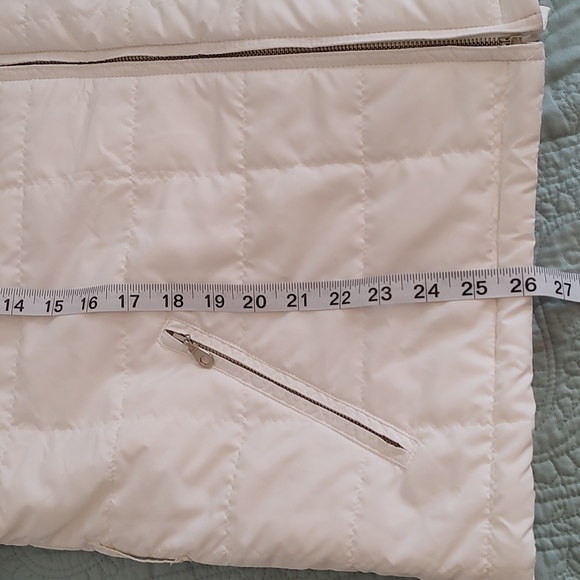 Gallery Womens White on White Embroidered / Quilted Jacket Size M - Picture 11 of 11